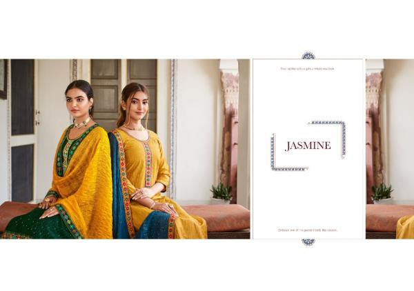 Kalarang Jasmine Parampara silk Designer Dress Material
